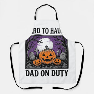 Halloween vader shirt moeilijk te achtervolgen gra schort