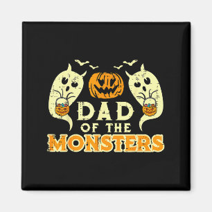 Halloween vader van monsters grappige gezinskostuu magneet