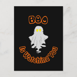Halloween Vakantie Ansichtkaart Boe Houdt Je In Feestdagenkaart