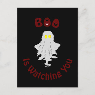 Halloween Vakantie Ansichtkaart Boo Houdt Je In Feestdagenkaart