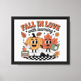 HALLOWEEN VAL IN VERLIEFDEHEID CANVAS AFDRUK