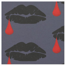 Halloween Vamp Kiss Stof