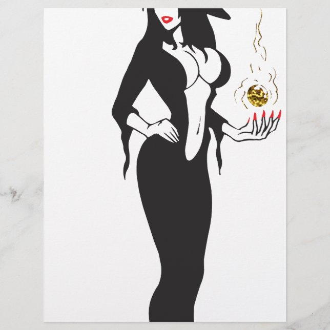 halloween vamp witje (Voorkant)