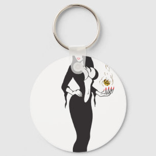 halloween vamp witje sleutelhanger