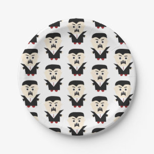 Halloween vampier kostuumfeest. Kinder dracula Papieren Bordje