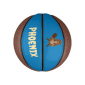 Halloween Vampierbever Aangepaste Naam Basketbal (Verticaal)