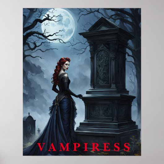 Halloween Vampieren Poster (Voorkant)