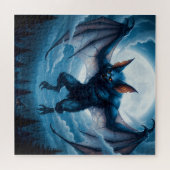Halloween Vampire Bat Puzzel (Horizontaal)