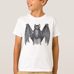 Halloween Vampire Bat Spooky Creepy Kinder Costume T-shirt