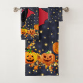 Halloween Vampire Ghost Pumpkins Personaliseren Bad Handdoek (Insitu)