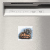 Halloween Vampire Owl Magneet (Insitu (Vaatwasser))