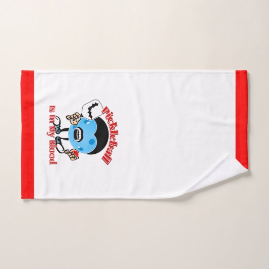 Halloween Vampire - Pickleball zit in mijn bloed Handdoek (Handdoek)