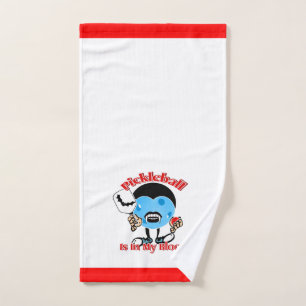 Halloween Vampire - Pickleball zit in mijn bloed Handdoek