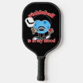 Halloween Vampire - Pickleball zit in mijn bloed Paddle (Achterkant)