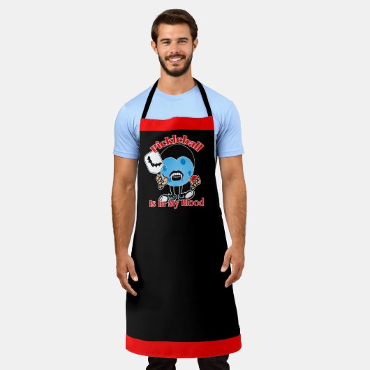 Halloween Vampire - Pickleball zit in mijn bloed Schort (Gedragen)