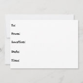 Halloween- Vampire Teeth met Happy Halloween Kaart (Achterkant)