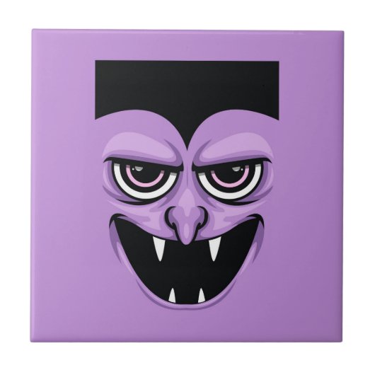 Halloween Vampire Tegeltje (Voorkant)