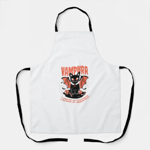 Halloween Vampire - Vampire Cat aanvallen bij nach Schort