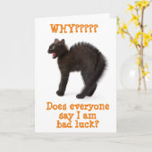 *HALLOWEEN** VAN DE KAT VAN DE BALK VAN DE UPSET KAART (Gele Bloem)