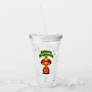 Halloween van Massavernietiging Giftige Jack-o-Lan Acryl Drinkbeker