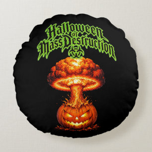 Halloween van Massavernietiging Kern Jack-o'-Lant Rond Kussen
