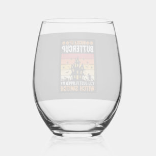 Halloween Vastmaken Botervlinder Heks Schakelaar O Wijnglas Zonder Voet