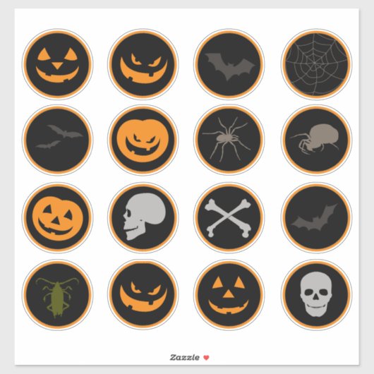 Halloween vel van Spooky Fun Sticker (Vel)