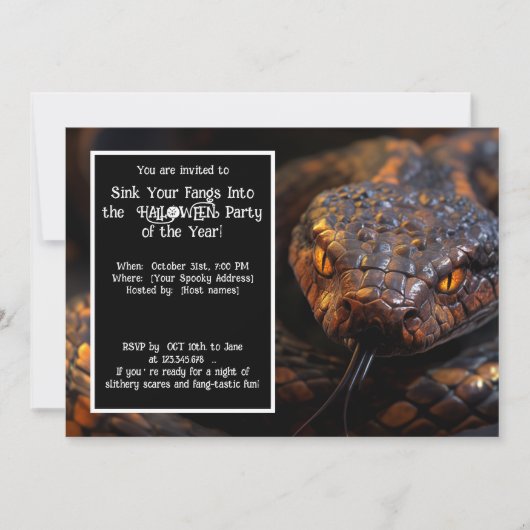 Halloween Venom & Vibes Kaart (Voorkant)