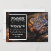 Halloween Venom & Vibes Kaart (Achterkant)