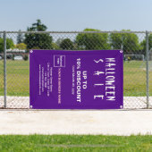 Halloween Vente Remise Entreprise Purple Bannière (Insitu)