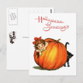 Halloween Verbergen en zoeken Briefkaart (Voorkant / Achterkant)