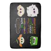 Halloween-Verdragen en -rechten Badmat (Voorkant Verticaal)