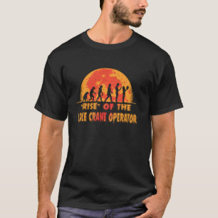 Halloween verhoging van de Koe van de kraanmachini T-shirt