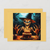 Halloween - Verjaardag 6 Briefkaart (Voorkant / Achterkant)