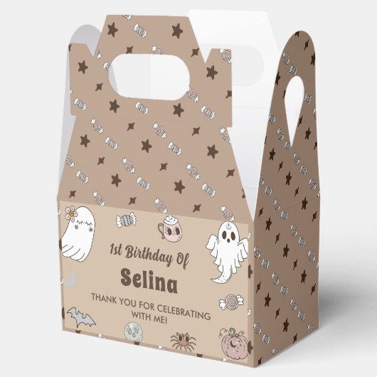 Halloween Verjaardag Schattige Ghost Party Bedankdoosjes (Geopend)