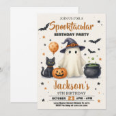 Halloween verjaardag uitnodiging (Voorkant / Achterkant)