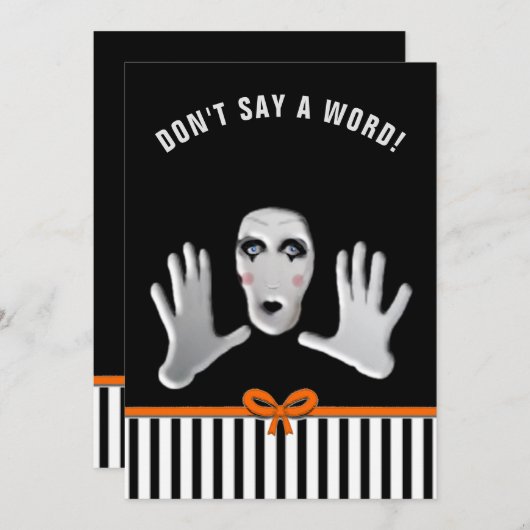 Halloween Verjaardag Verrassingsfeest Kaart (Voorkant / Achterkant)