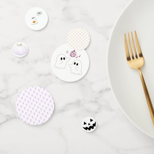 Halloween verjaardagsfeest | Minimaal pompoenontwe Confetti (Groep)