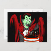 Halloween verjaardagsgroeten briefkaart (Voorkant / Achterkant)