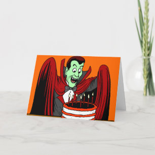 Halloween verjaardagsgroeten kaart