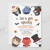 Halloween Verjaardagskostuum Party Kinder Grappig Kaart (Voorkant)