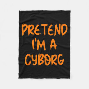 Halloween Verkleed Als Een Cyborg Kostuum Grappig Fleece Deken