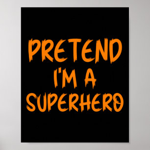 Halloween Verkleed Als Superheld Kostuum Lui Super Poster