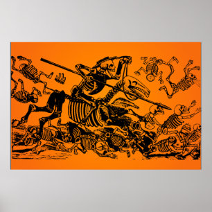 HALLOWEEN VERKOOP! Don Quijote van J. Posada Poster