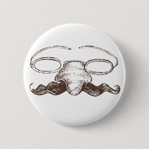Halloween Vermomming Button