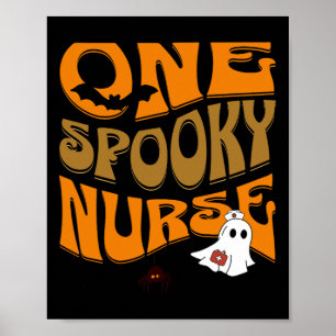 Halloween Verpleegkundige Product Grappige Enge Cr Poster