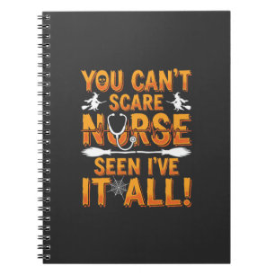 Halloween Verpleegster Alles Gezien Design_1 Notitieboek