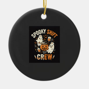 Halloween Verpleegster Geest Team Keramisch Ornament