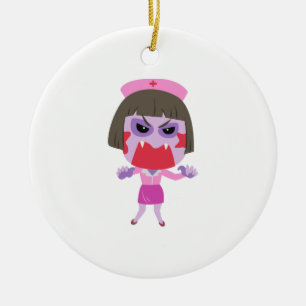 Halloween Verpleegster Keramisch Ornament