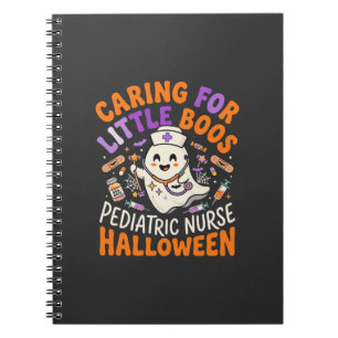 Halloween Verpleegster Kleine Boos Notitieboek